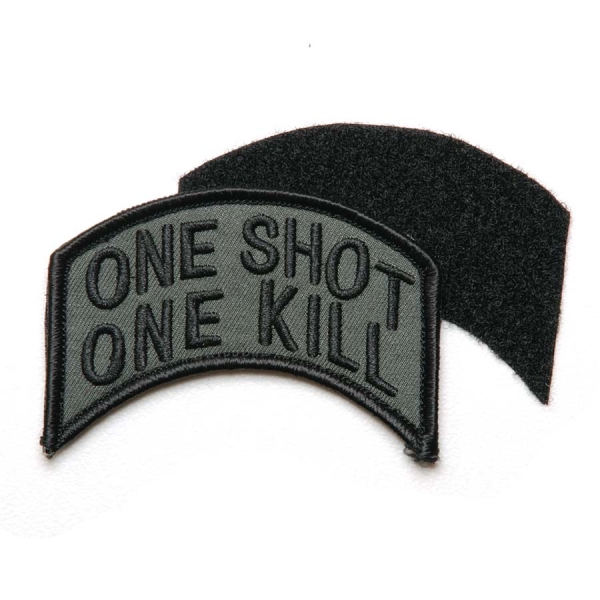 Patch one shot one kill with hook and loop